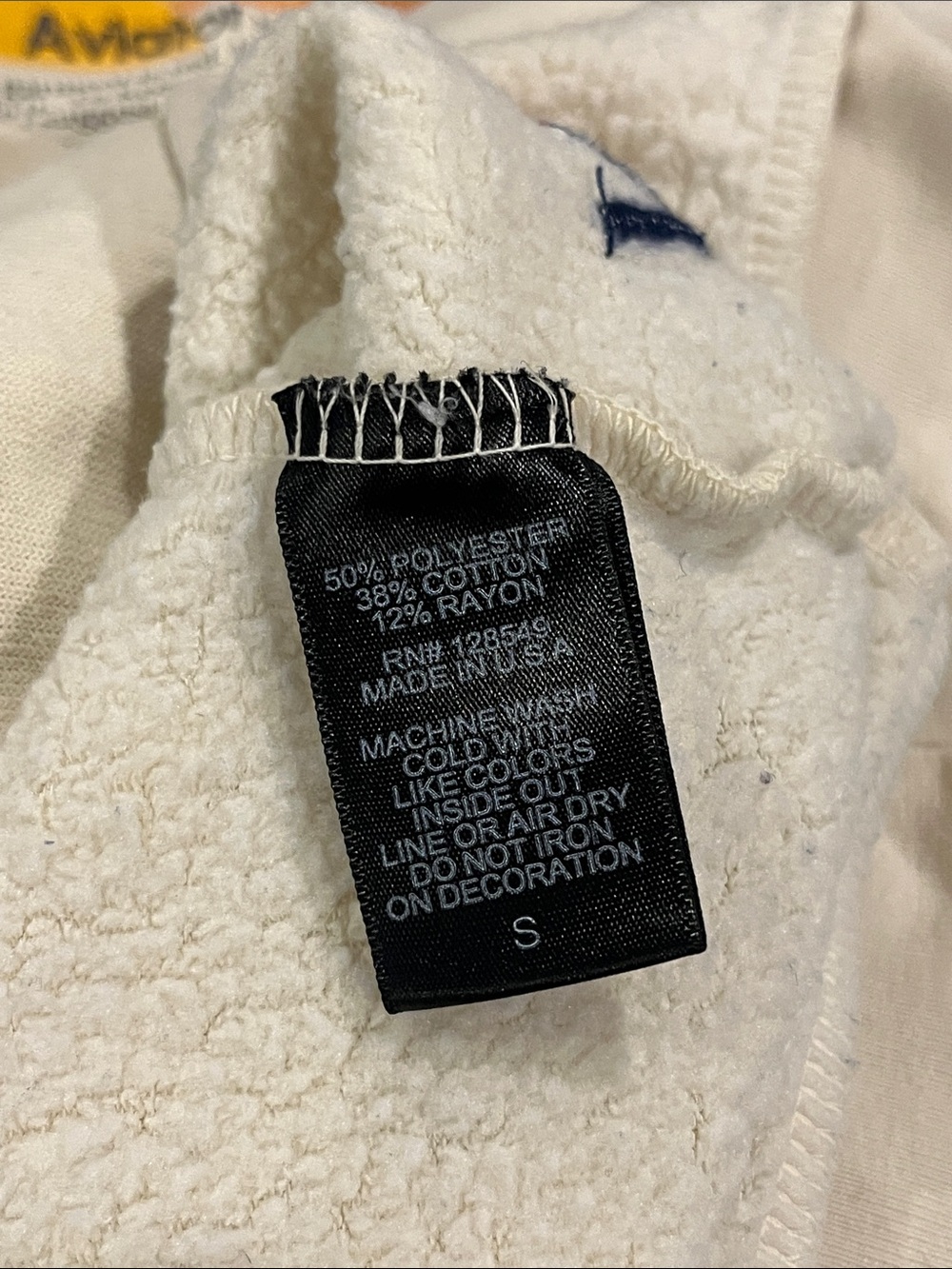 Aviator Nation Vintage White Logo Sweatshirt - Picture 12 of 14